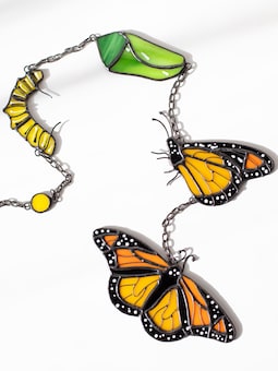 Butterfly Suncatcher Stained Glass Butterfly decor Butterflies Sun catchers Handmade gift Home decor accents Hanging decor Unique gift